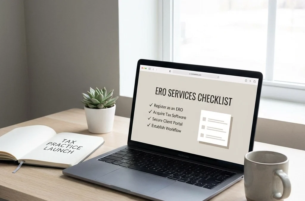 How to Launch Your Tax Practice in 5 Minutes: The Essential ERO Services Checklist