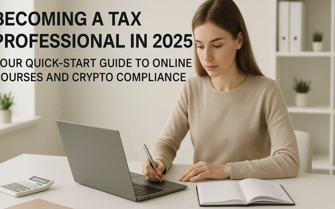 Becoming a Tax Professional in 2025: Your Quick-Start Guide to Online Courses and Crypto Compliance