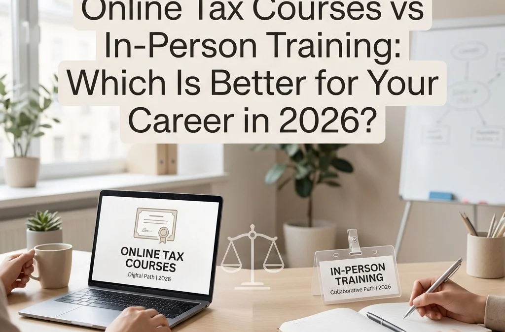 Online Tax Courses vs In-Person Training: Which Is Better for Your Career in 2026?