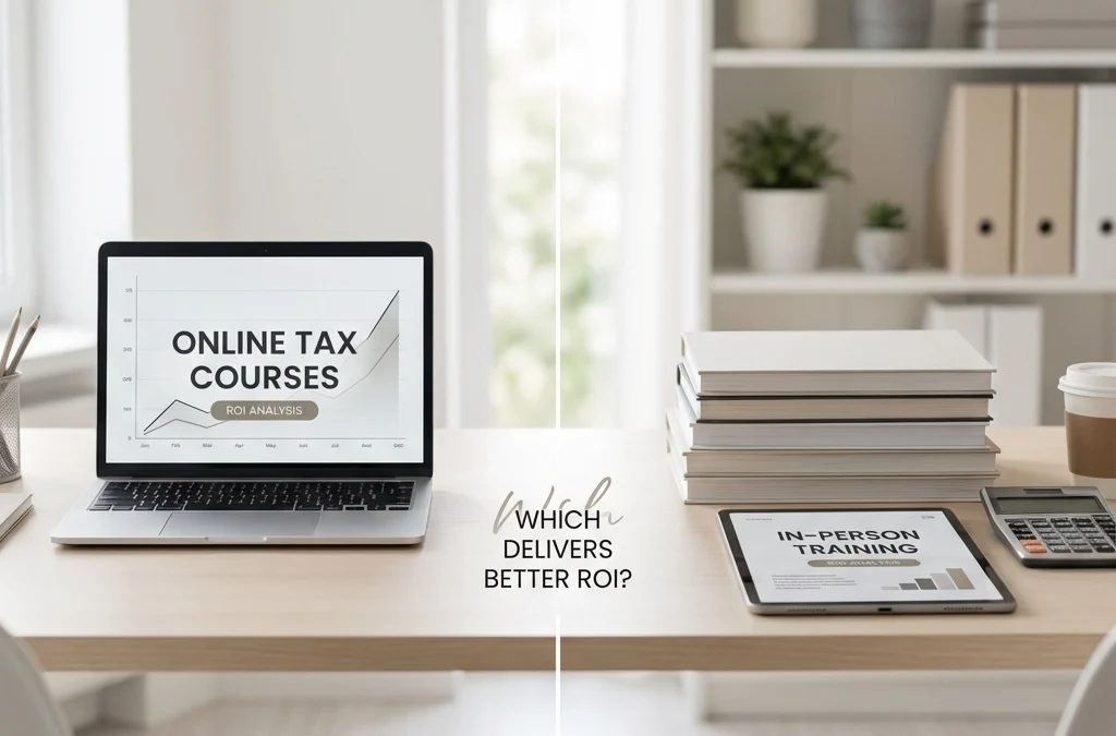 Online Tax Courses Vs In-Person Training: Which Delivers Better ROI?
