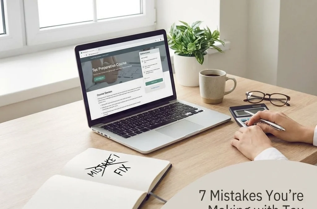 7 Mistakes You're Making with Tax Preparation Courses (and How to Fix Them)