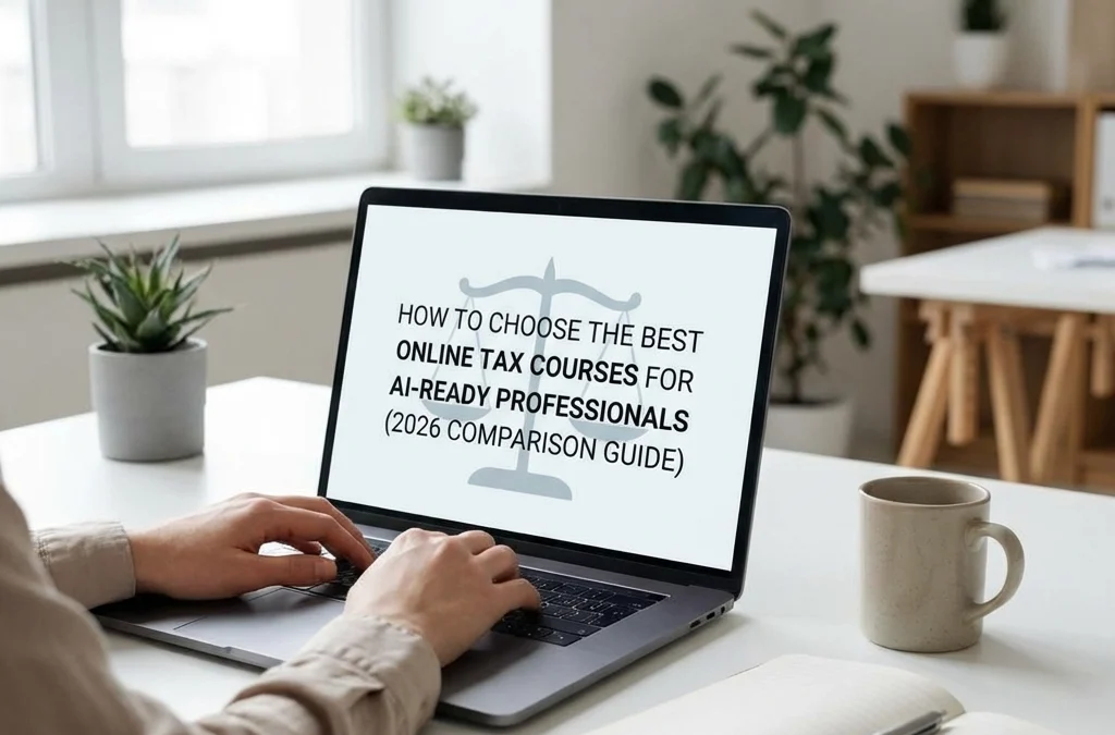 How to Choose the Best Online Tax Courses for AI-Ready Professionals (2026 Comparison Guide)