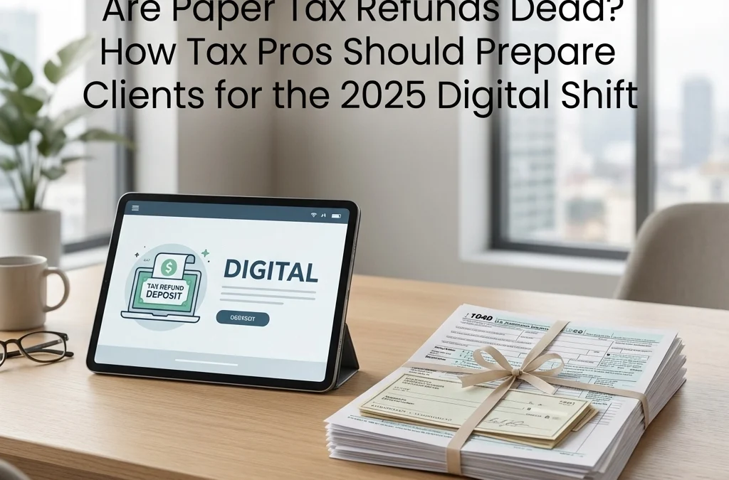 Are Paper Tax Refunds Dead? How Tax Pros Should Prepare Clients for the 2025 Digital Shift