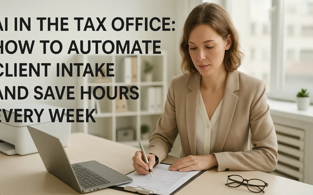 AI in the Tax Office: How to Automate Client Intake and Save Hours Every Week