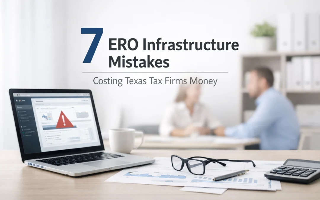 7 ERO Infrastructure Mistakes Costing Texas Tax Firms Money