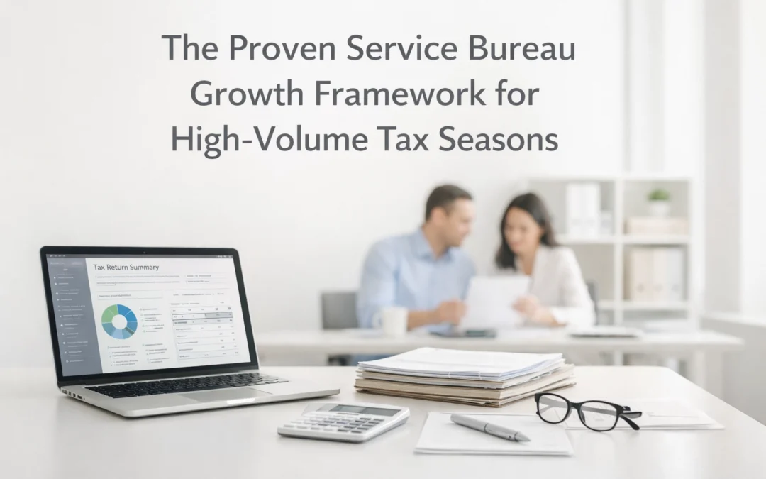 The Proven Service Bureau Growth Framework for High-Volume Tax Seasons