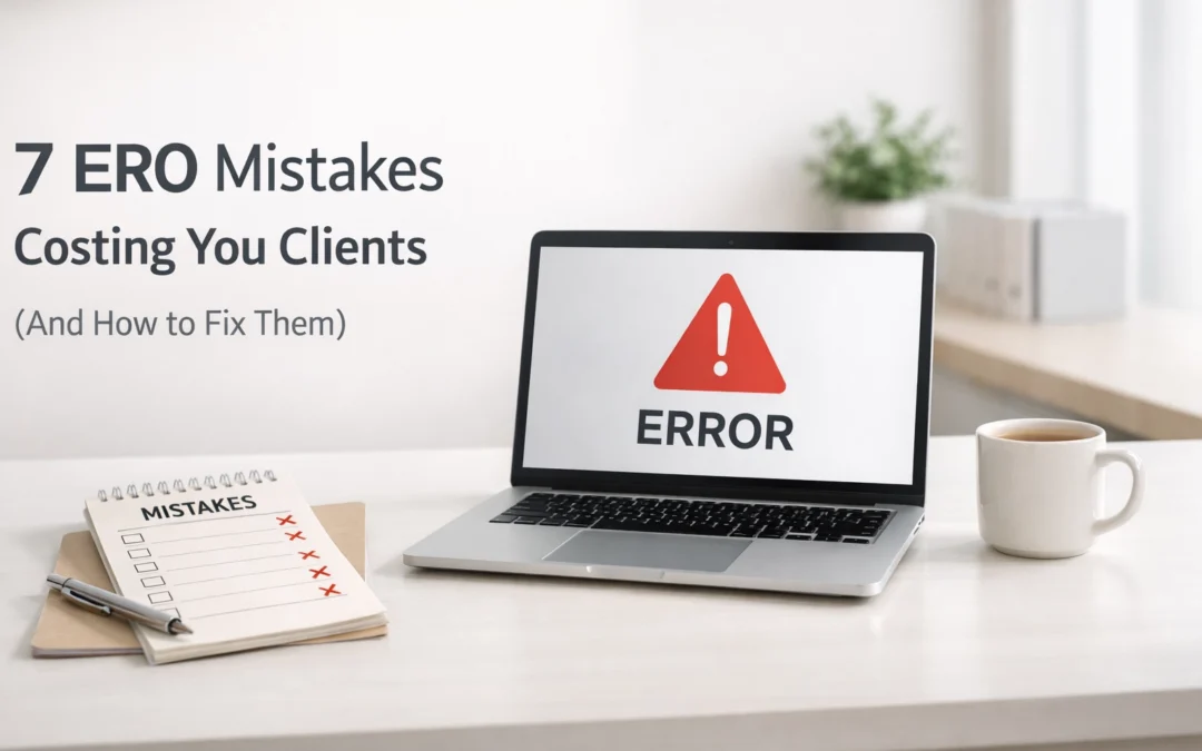 7 ERO Mistakes Costing You Clients (And How to Fix Them)