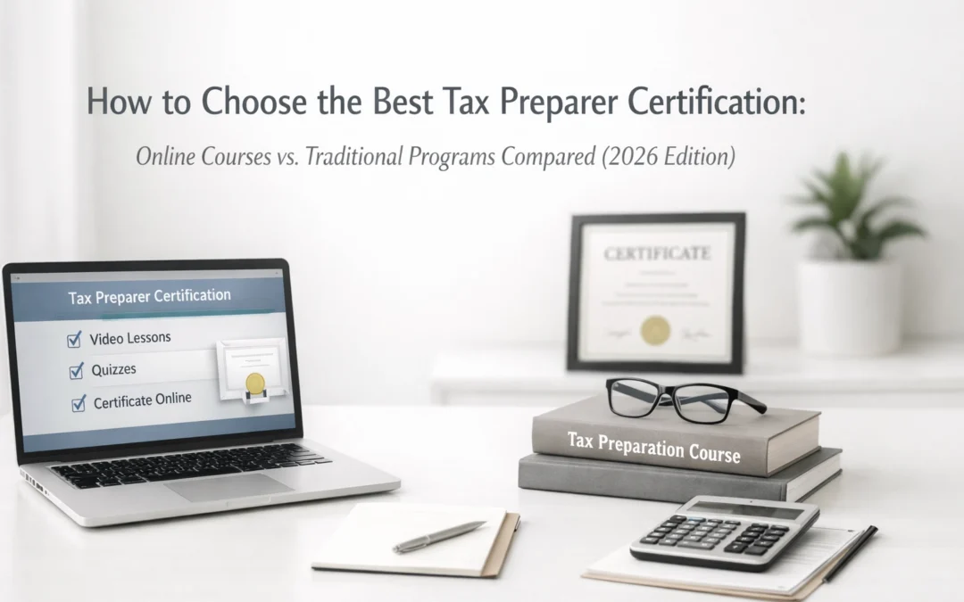 How to Choose the Best Tax Preparer Certification: Online Courses vs. Traditional Programs Compared (2026 Edition)