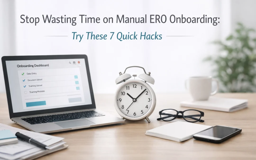 Stop Wasting Time on Manual ERO Onboarding: Try These 7 Quick Hacks