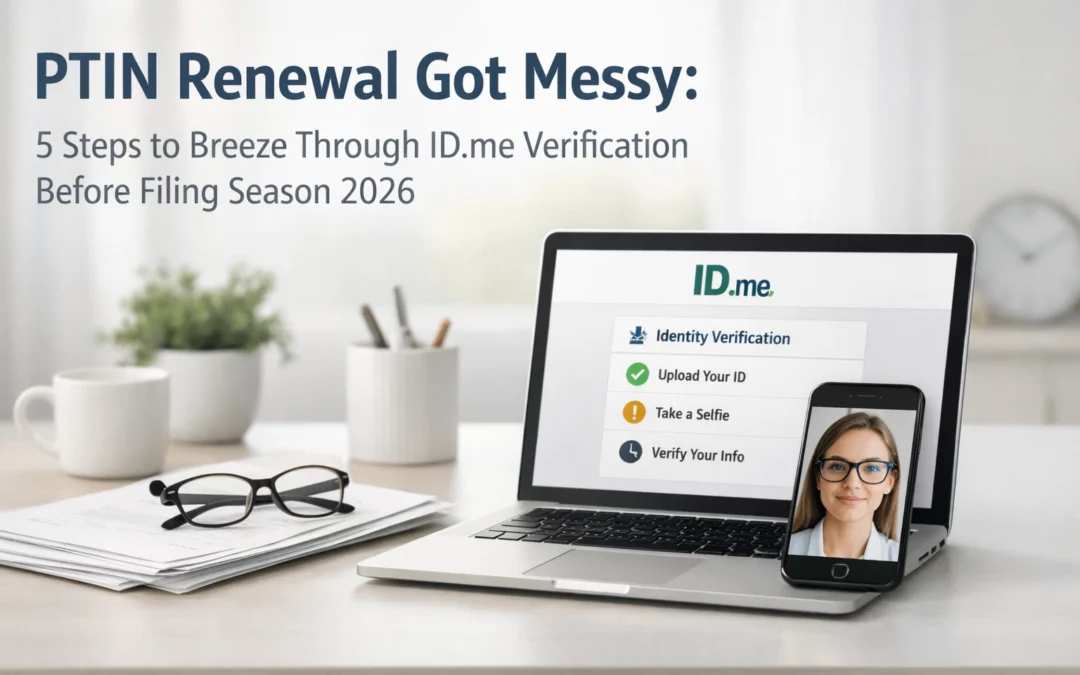 PTIN Renewal Got Messy: 5 Steps to Breeze Through ID.me Verification Before Filing Season 2026