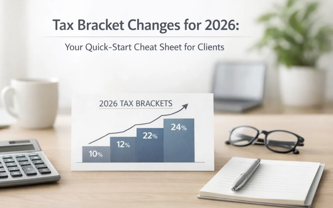Tax Bracket Changes for 2026: Your Quick-Start Cheat Sheet for Clients