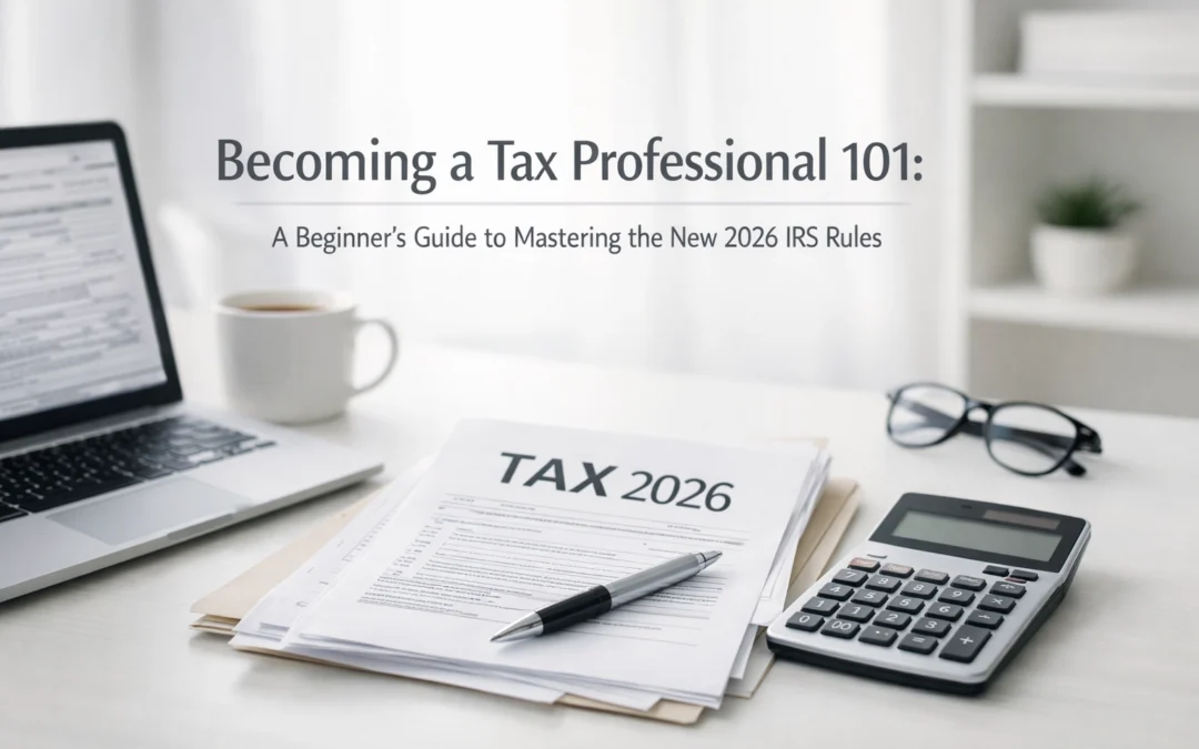 Becoming a Tax Professional 101: A Beginner’s Guide to Mastering the New 2026 IRS Rules