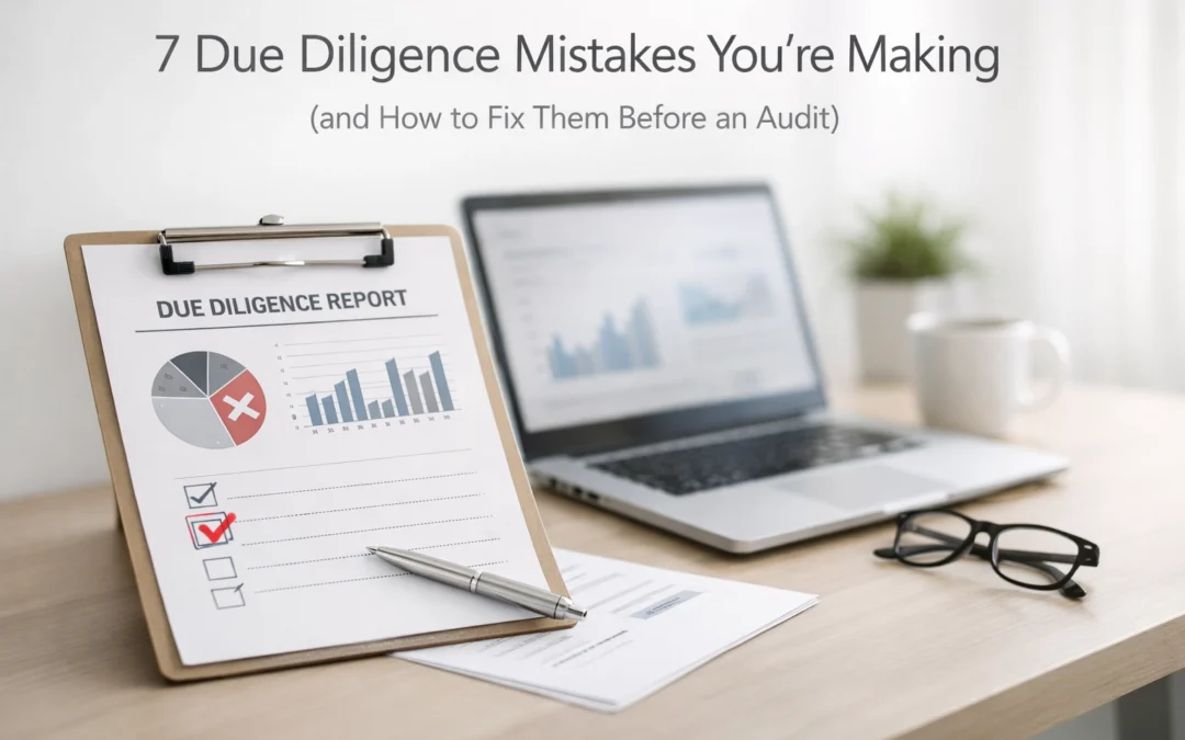 7 Due Diligence Mistakes You’re Making (and How to Fix Them Before an Audit)